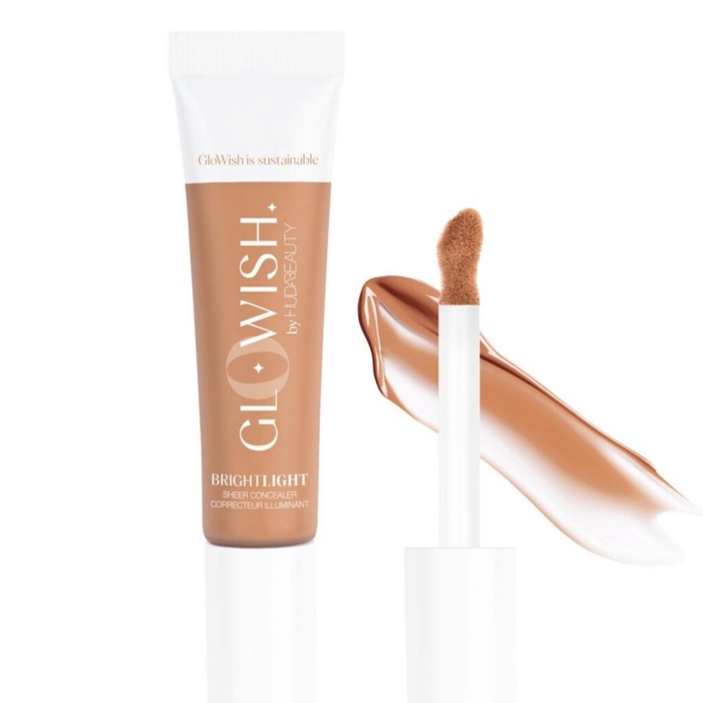 New Glowish Huda Beauty Bright Light Sheer Vegan Concealer 06 Medium Tan
